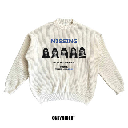 NEWJEANS IS"MISSING" SWEATER