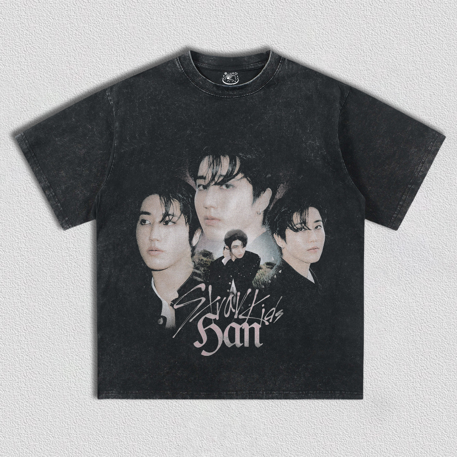 STRAY KIDS サイン入り Tシャツ 黒 T-SHIRT / BLACK【L】/ Stray Kids『Stray Kids World Tour Stadium
