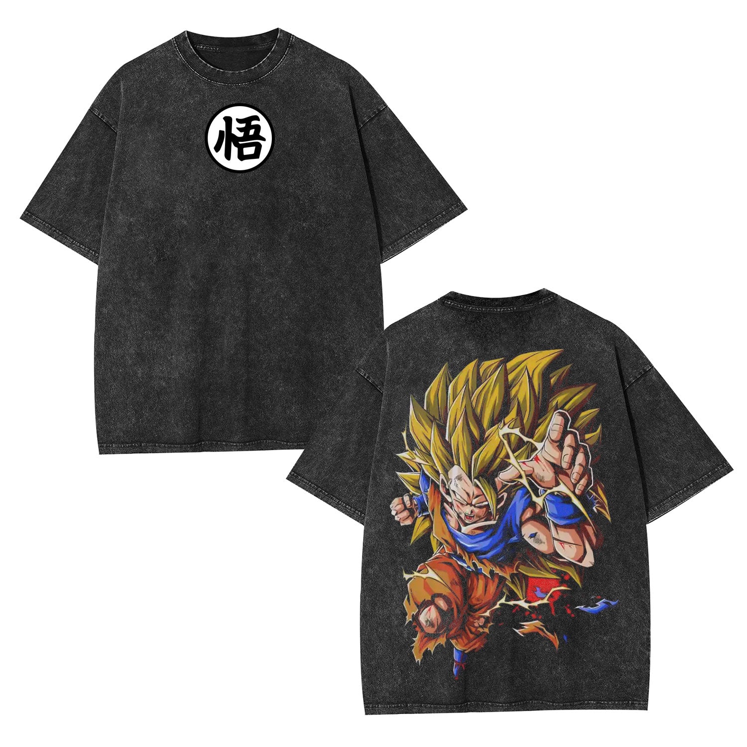 SON GOKU ANIME OVERSIZED TEE �?DRAGON BALL-[DS]