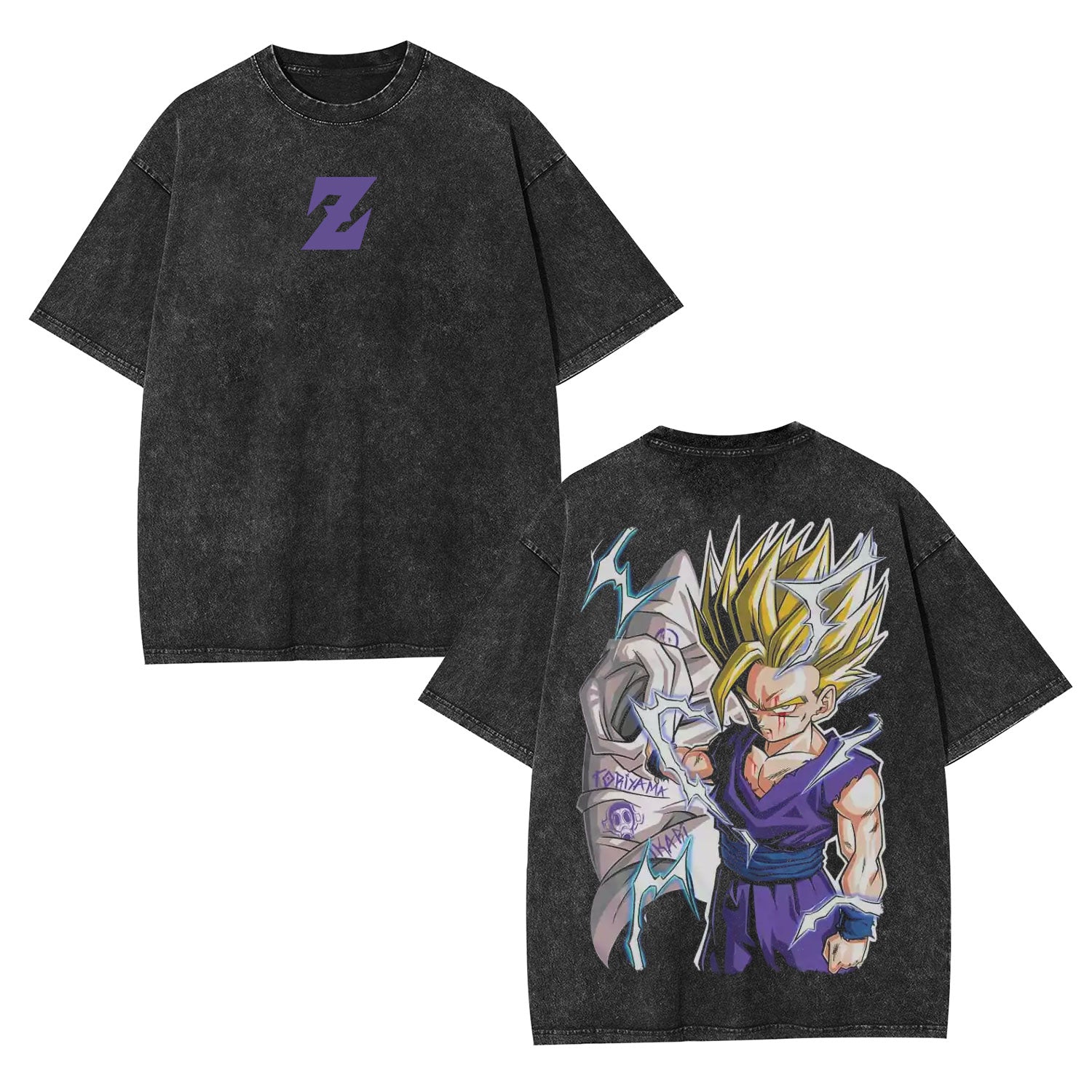 SON GOHAN ANIME OVERSIZED TEE �?DRAGON BALL-[DS]