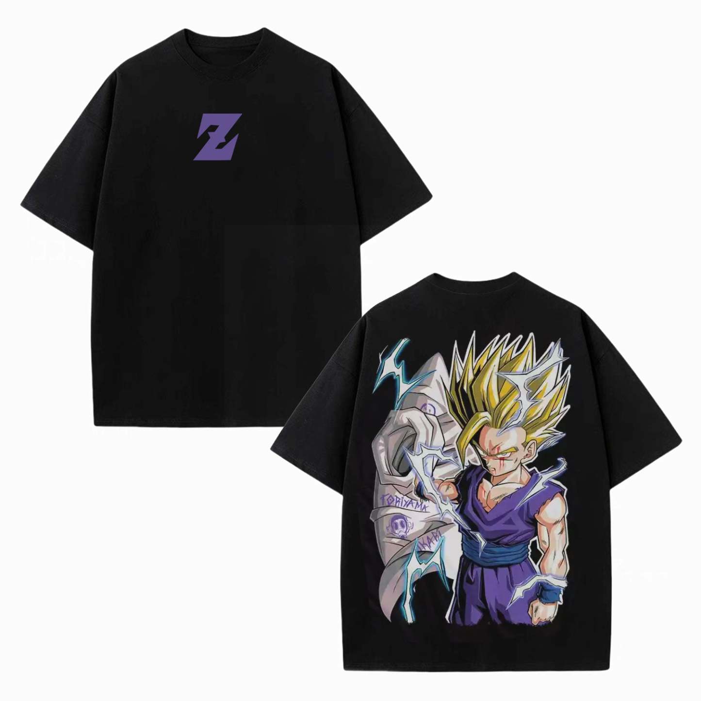 SON GOHAN ANIME OVERSIZED TEE �?DRAGON BALL-[DS]