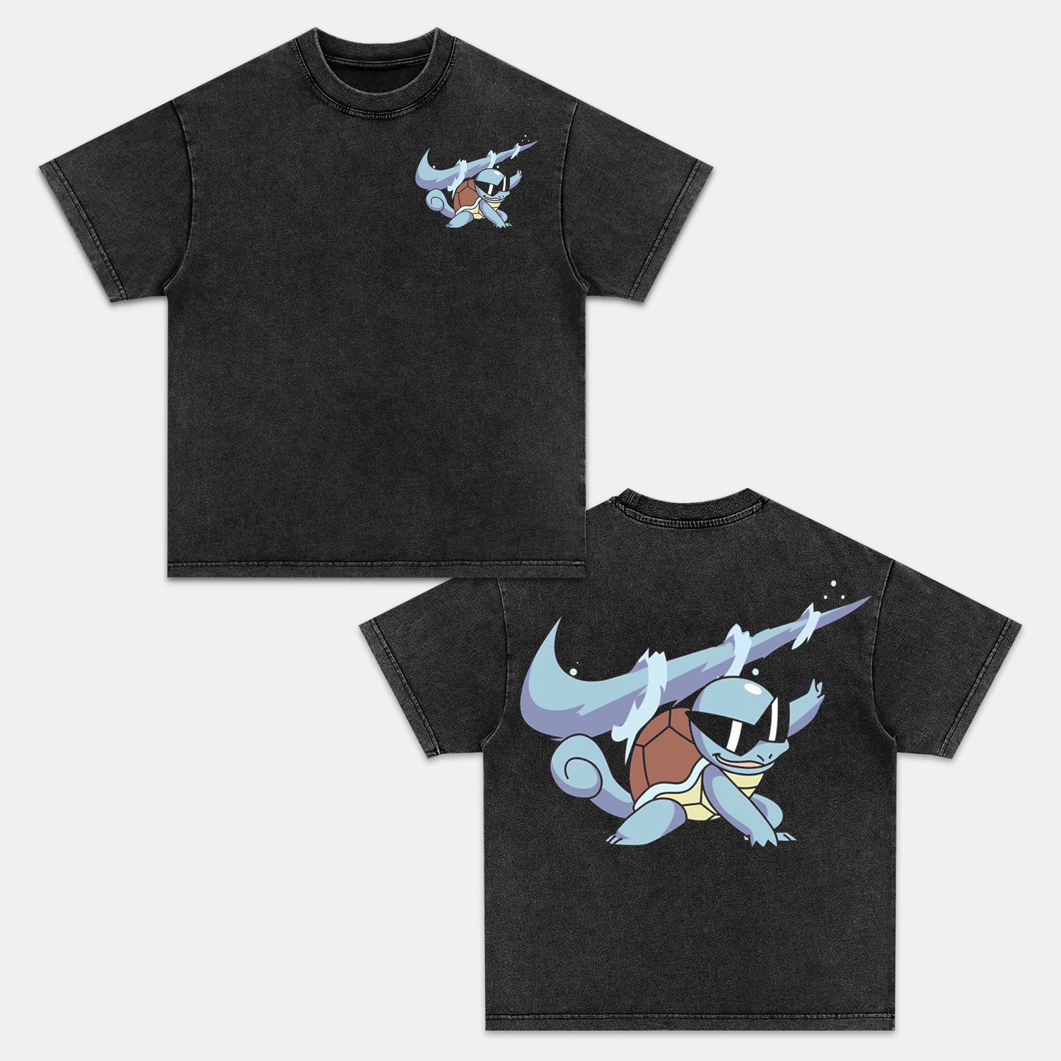 SQUIRTLE UNISEX ANIME INSPIRED VINTAGE T-SHIRT丨POKÉMON-[DS]