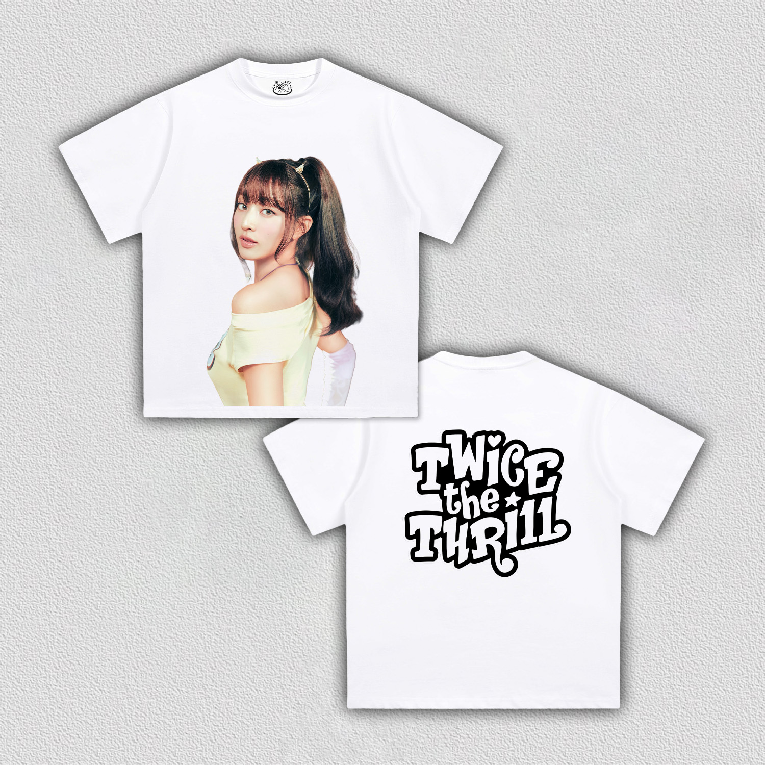 TWICE ジヒョ　JIHYO PORTRAIT T-SHIRT - ZONE Twice The Thrill Jihyo – onlynicer