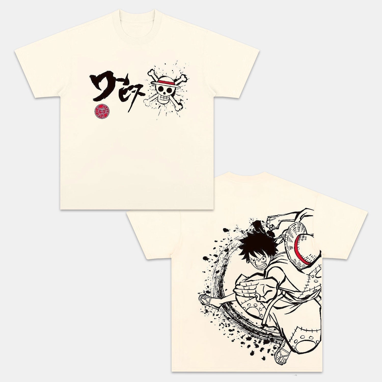 LUFFY ANIME INSPIRED VINTAGE TEE丨ONE PIECE-[DS]