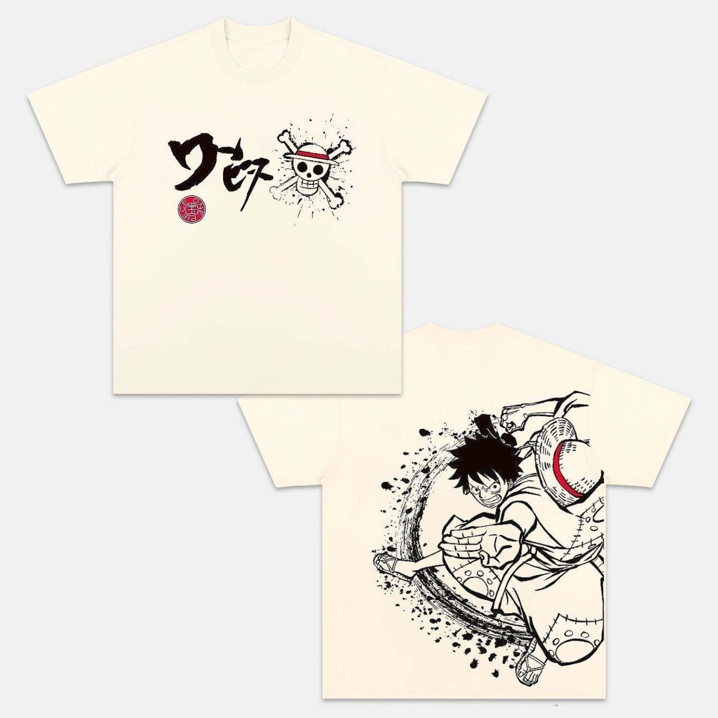 LUFFY ANIME INSPIRED VINTAGE TEE丨ONE PIECE-[DS]