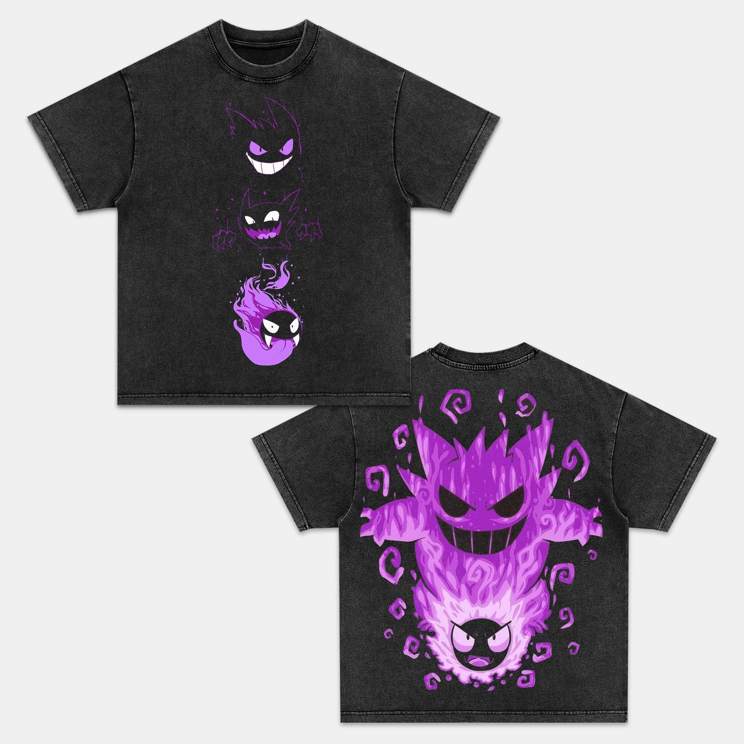 UNISEX ANIME INSPIRED VINTAGE OVERSIZED TEE丨POKÉMON-[DS]