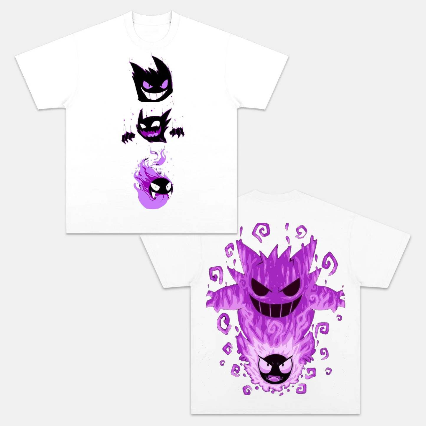 UNISEX ANIME INSPIRED VINTAGE OVERSIZED TEE丨POKÉMON-[DS]