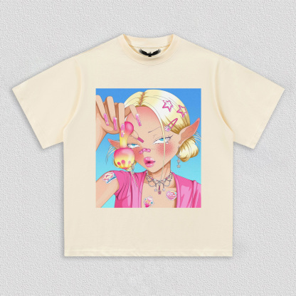 pink girl   TEE