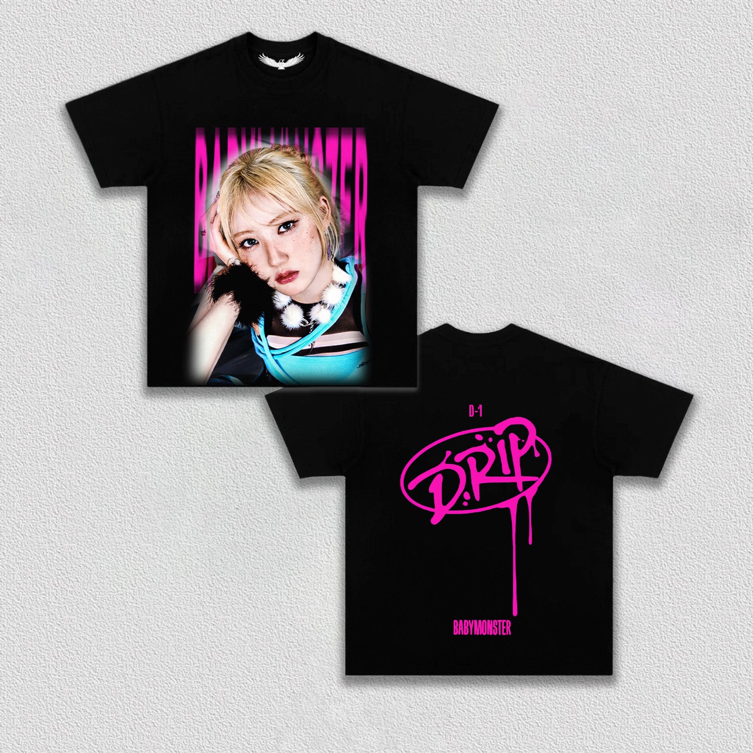 BABY MONSTER aespa twice LE SSERAFIM シャツ baby monster Rami TEE – onlynicer