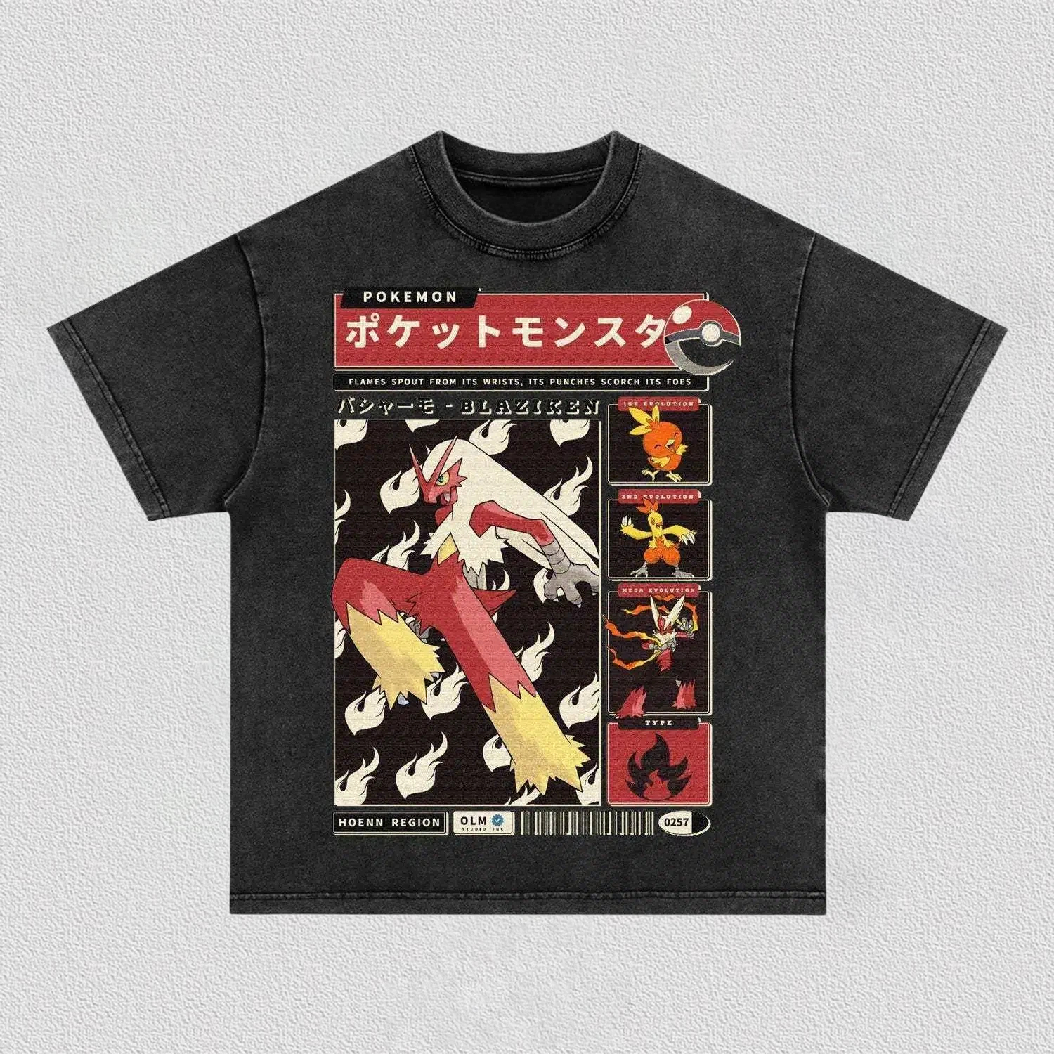 UNISEX ANIME INSPIRED VINTAGE TEE丨POKéMON-[FRONT]