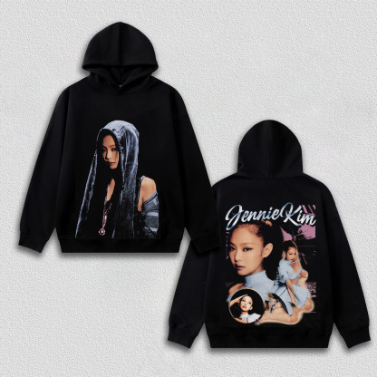 BLACK jennie HOODIES