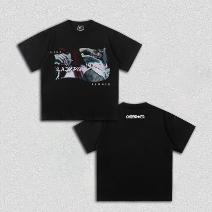 jennie with LISA x ONLYNICER TEE