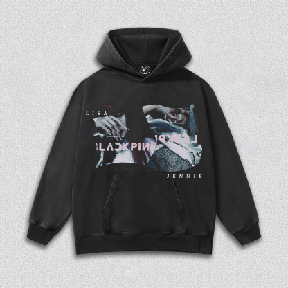 jennie with LISA HOODIES