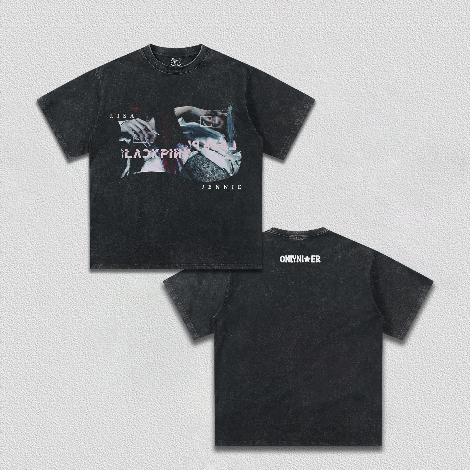 jennie with LISA x ONLYNICER TEE