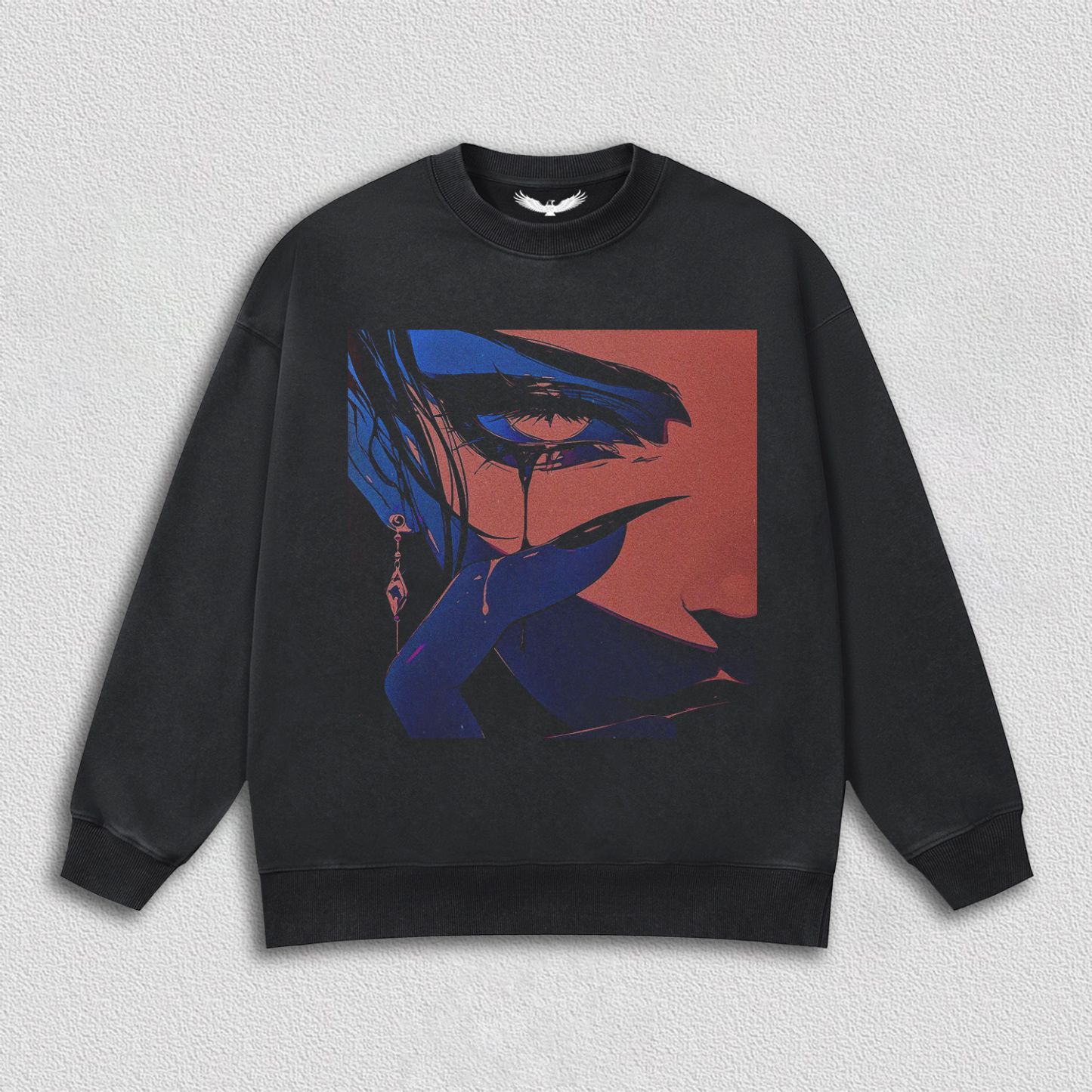 Tearful Red - Eyed Girl HOODIES