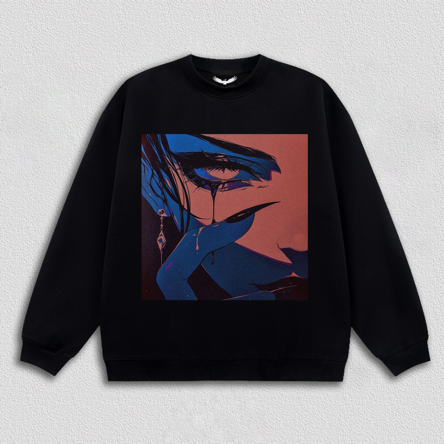 Tearful Red - Eyed Girl HOODIES