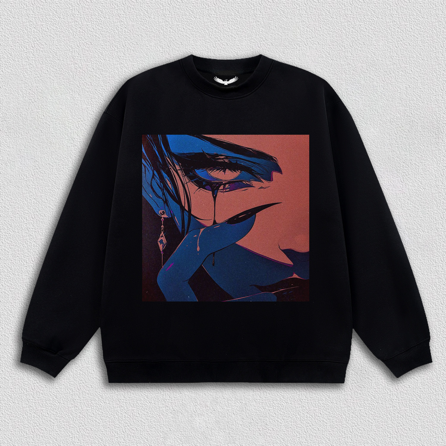 Tearful Red - Eyed Girl HOODIES