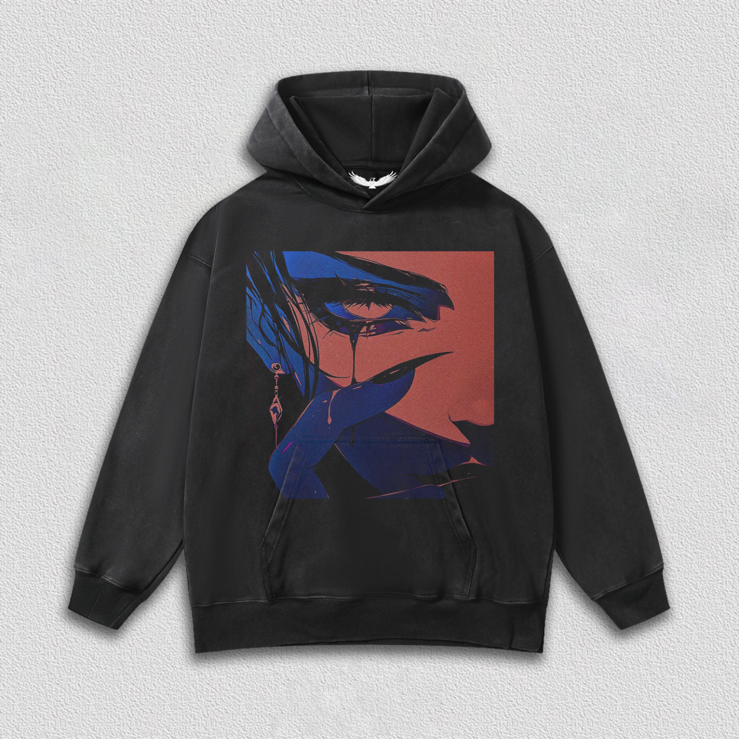 Tearful Red - Eyed Girl HOODIES