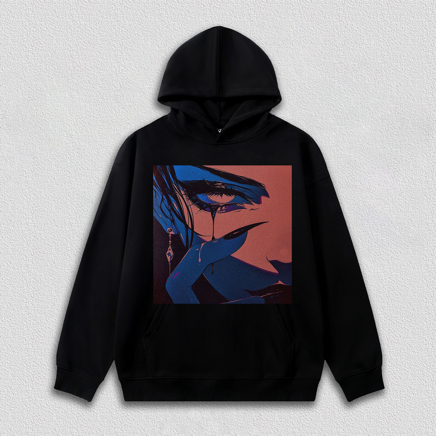 Tearful Red - Eyed Girl HOODIES