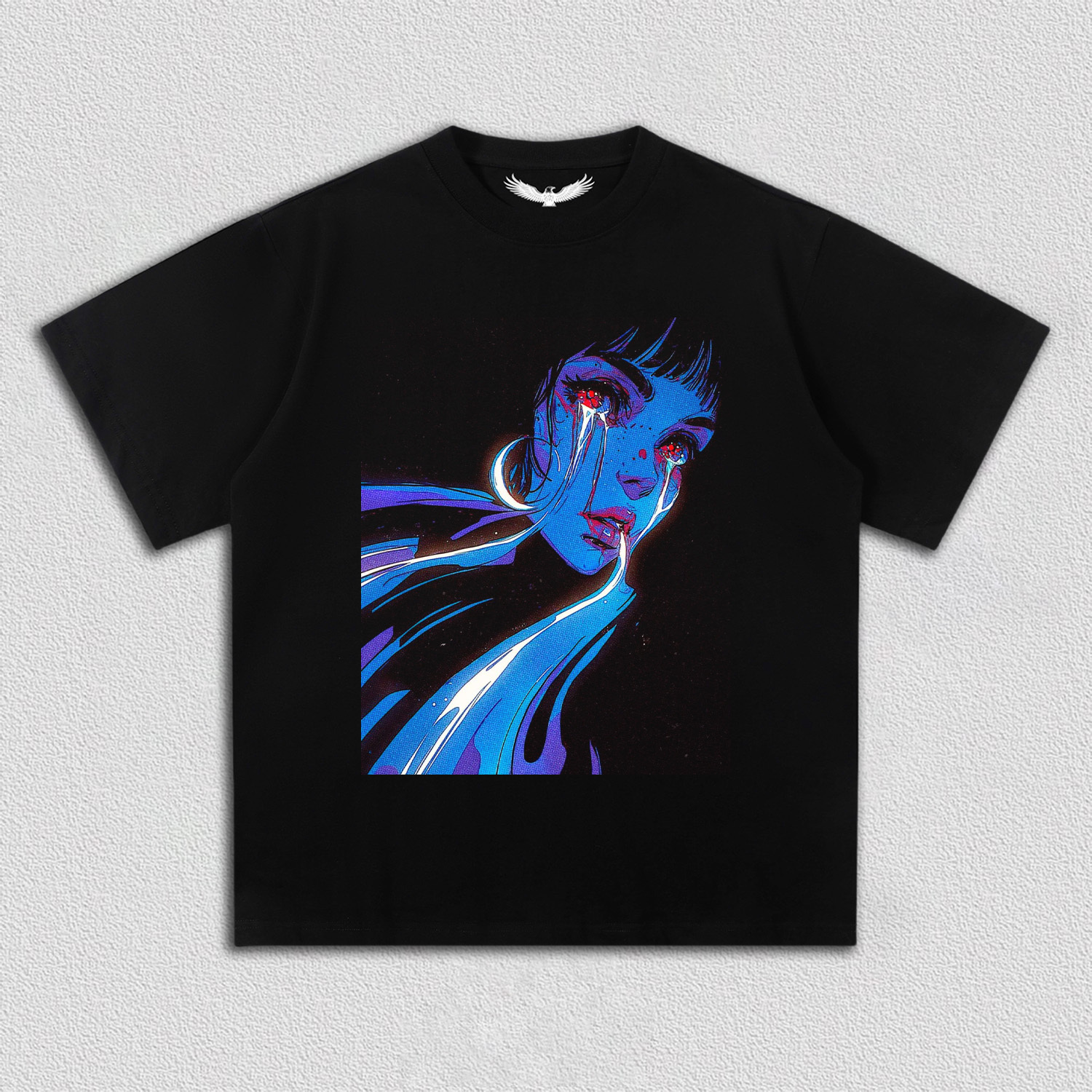 Neon Tearful Lady TEE
