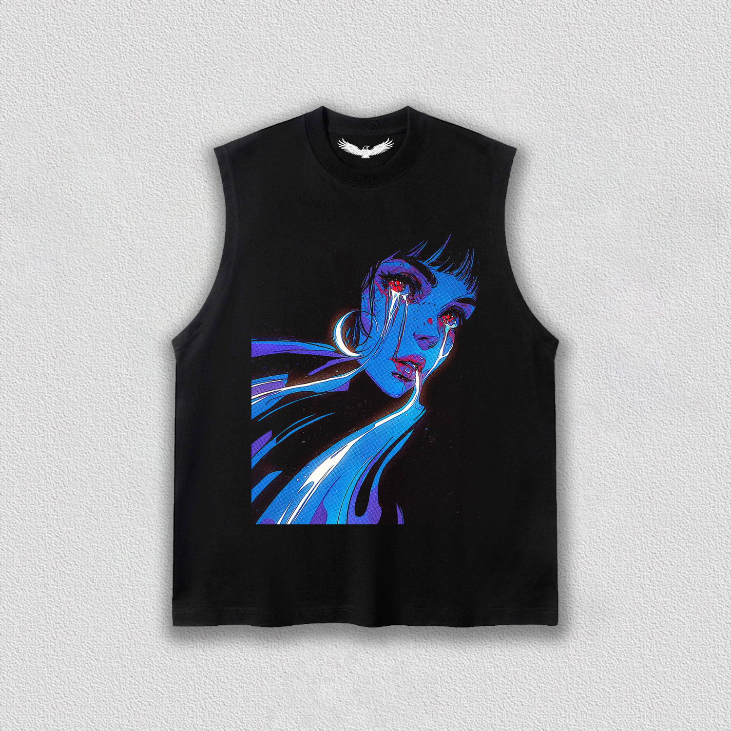 Neon Tearful Lady TEE