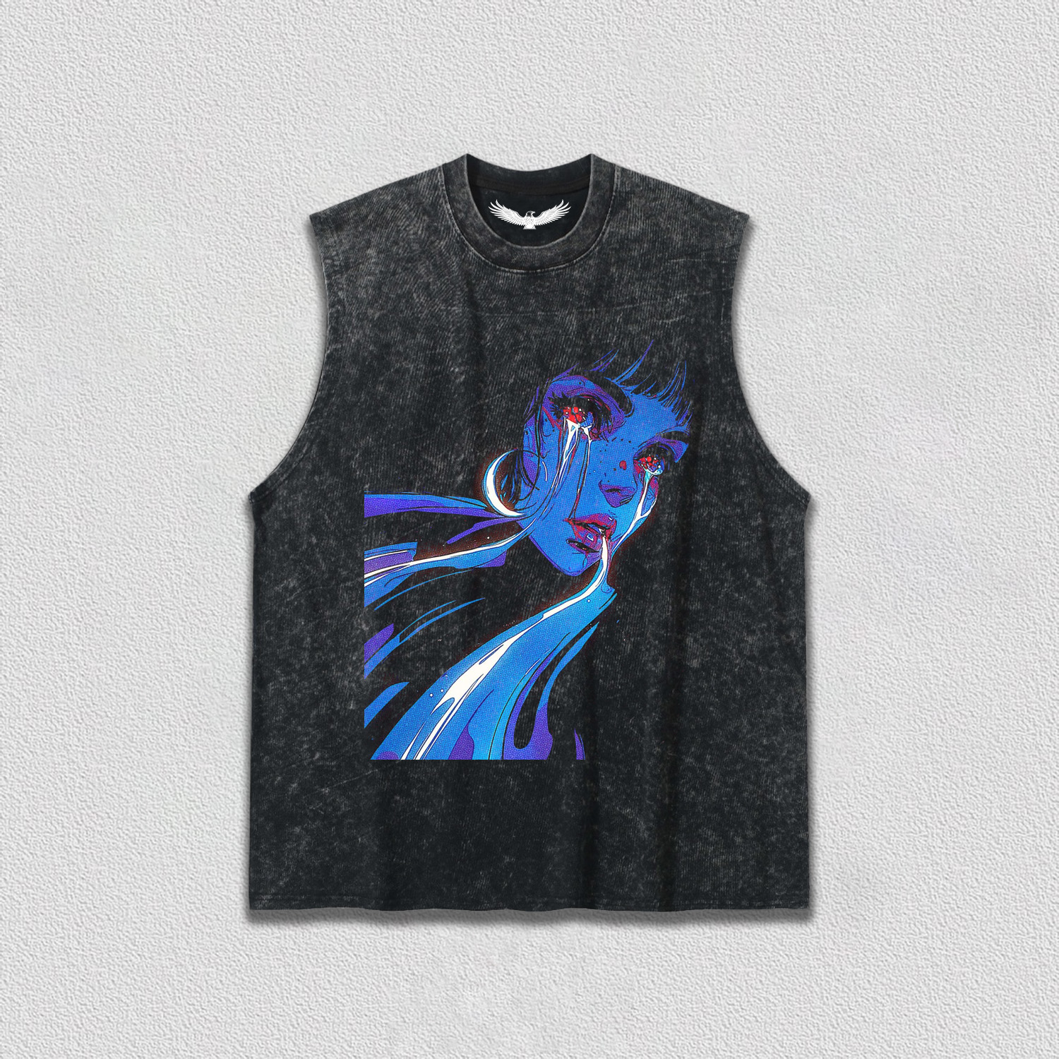 Neon Tearful Lady TEE