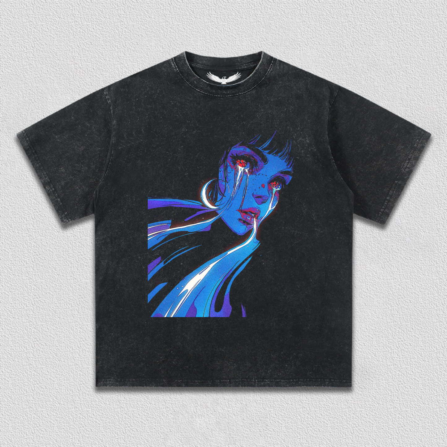 Neon Tearful Lady TEE