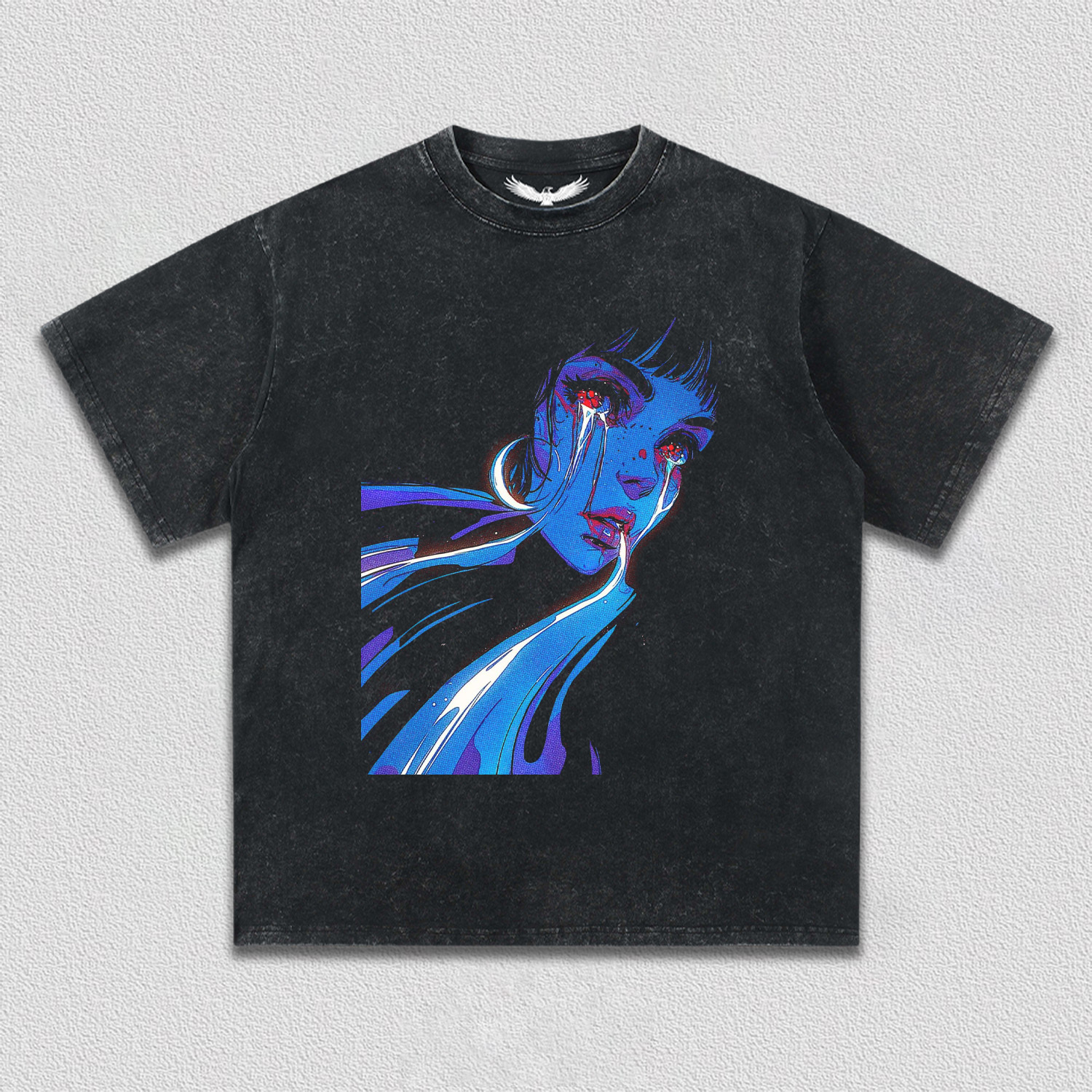Neon Tearful Lady TEE