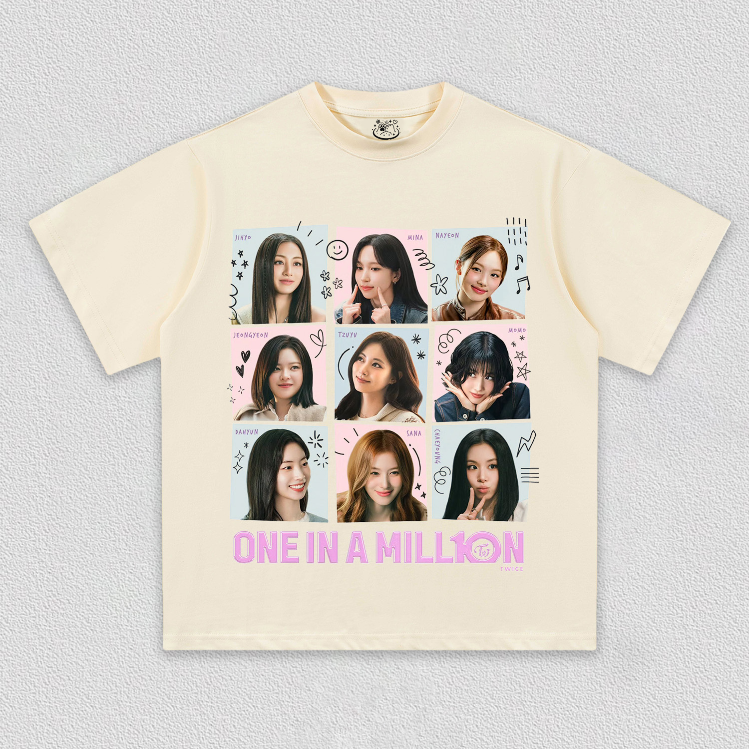 TWICE ONE IN A MILL10N TEE