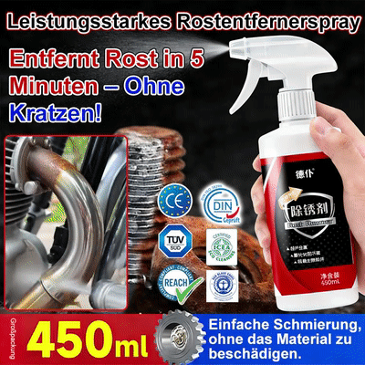 🛡️ Industrial-Rostentferner Spray – Militär-Qualität für zu Hause! 🛡️