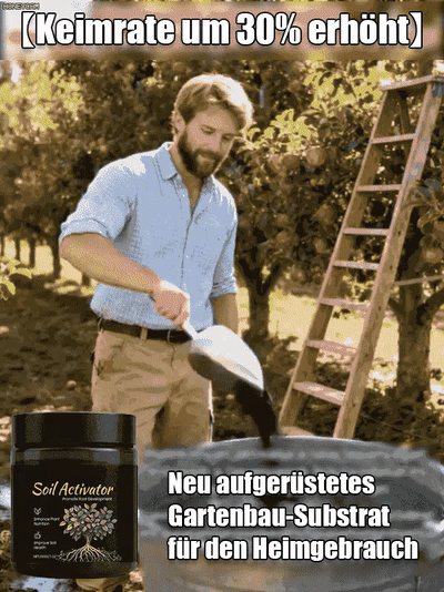 【Keimrate um 30% erhöht】Neu aufgerüstetes Gartenbau-Substrat für den Heimgebrauch