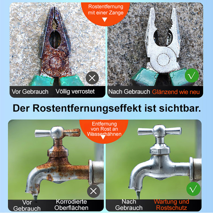 🛡️ Industrial-Rostentferner Spray – Militär-Qualität für zu Hause! 🛡️