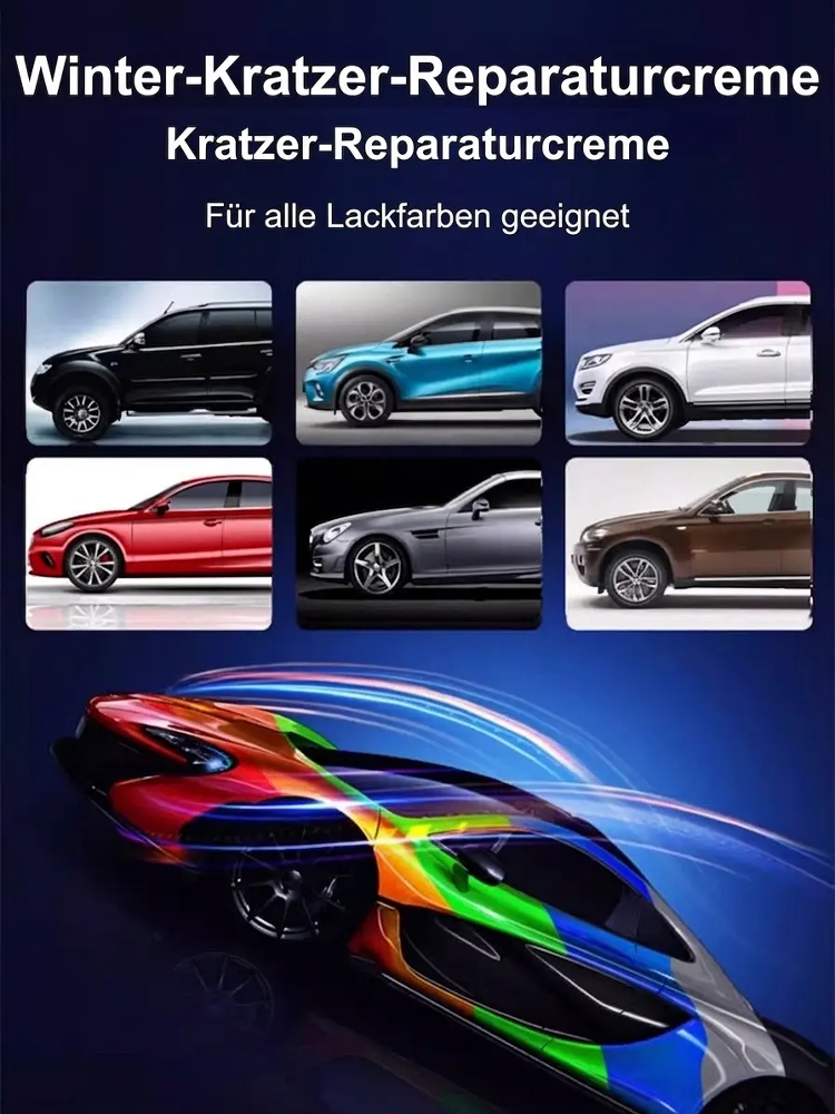 【Lackschonend】Tiefenreparatur-Pflegecreme für Autokratzern