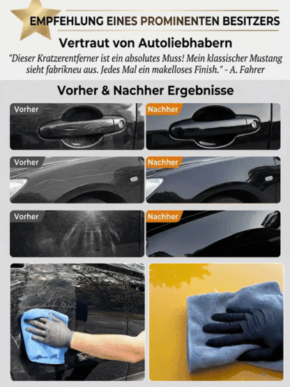 【Lackschonend】Tiefenreparatur-Pflegecreme für Autokratzern