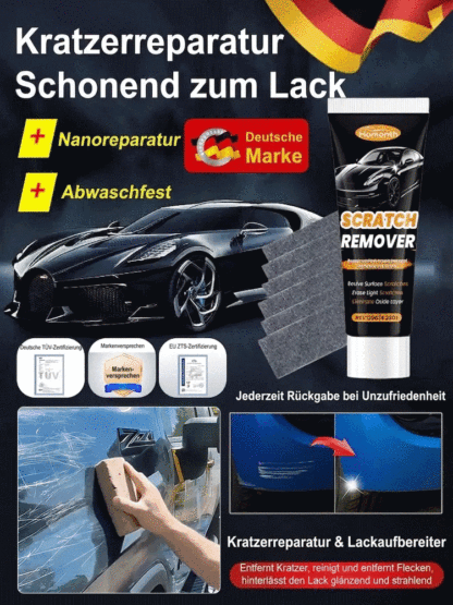 【Lackschonend】Tiefenreparatur-Pflegecreme für Autokratzern