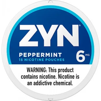Buy ZYN Peppermint 6mg - Rich Menthol Nicotine Pouches