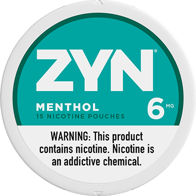 Buy ZYN Menthol 6mg - Extra Strong Nicotine Pouches