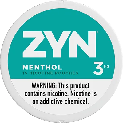 Shop ZYN Menthol 3mg - Medium Strength, Strong Kick