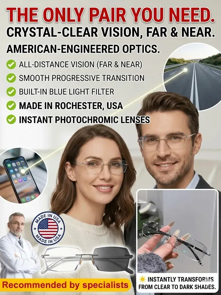 Ditch the extra pairs: Real-time, auto-focus smart glasses that adapt to your vision instantly.
