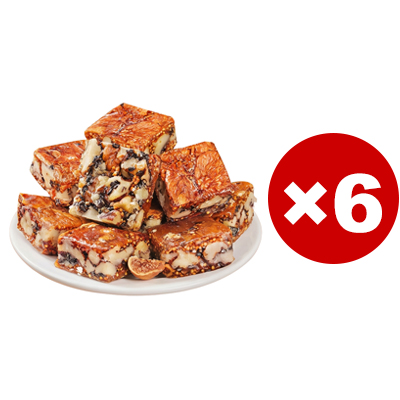 Fig, black sesame and walnut sandwich pie