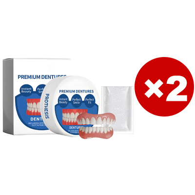 Comfortable and Aesthetic Temporary Denture Set