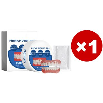 Comfortable and Aesthetic Temporary Denture Set