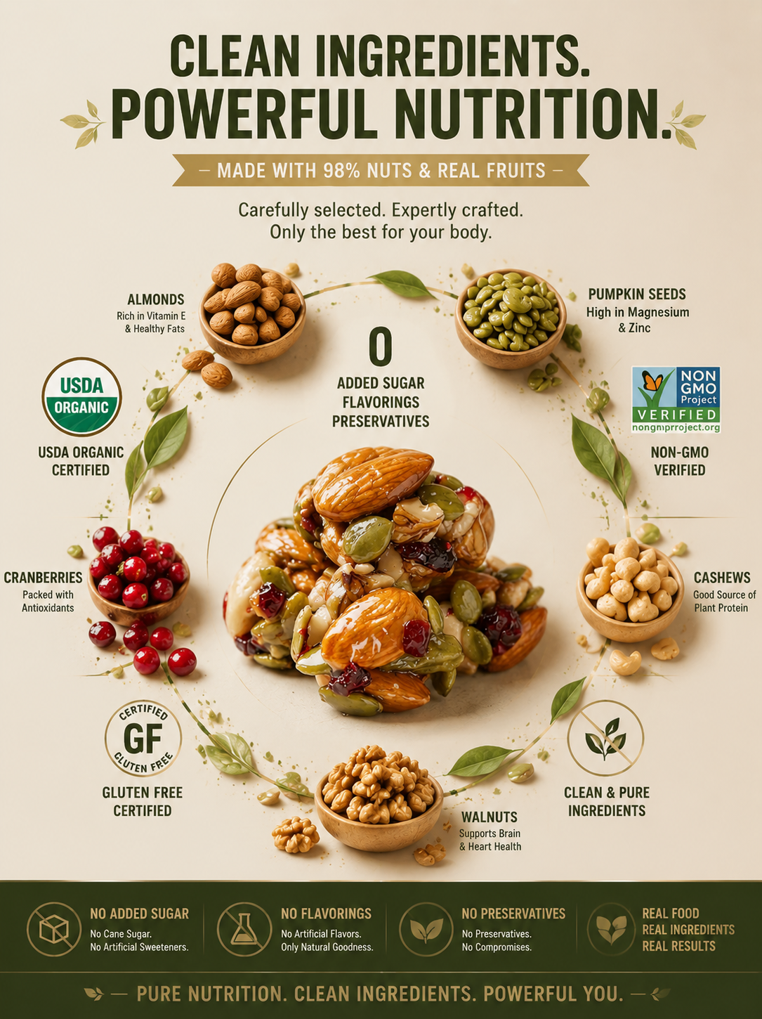 [100% Whole Nuts and Seeds] Western Region Nut Energy Ball