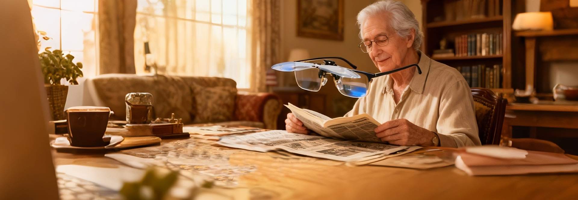 Clip-On Reading Glasses