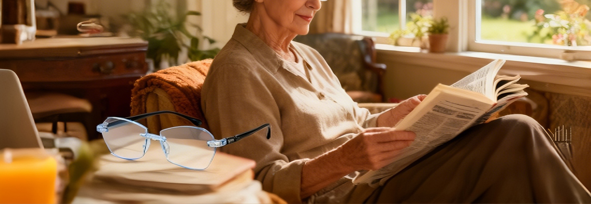Rimless Reading Glasses
