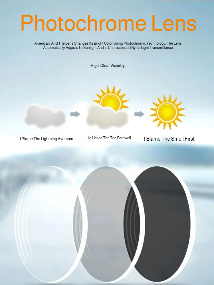 Rimless reading glasses with automatic focus adjustment