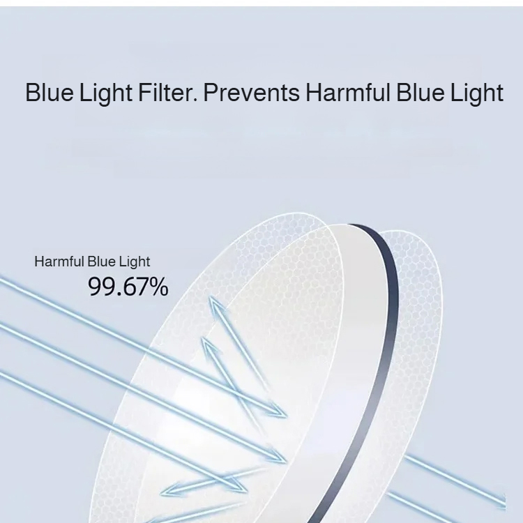 Woman reading with auto-focus glasses