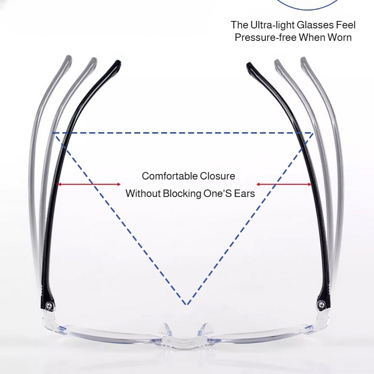 Frameless Blue Light Blocking Reading Glasses for Men and Women