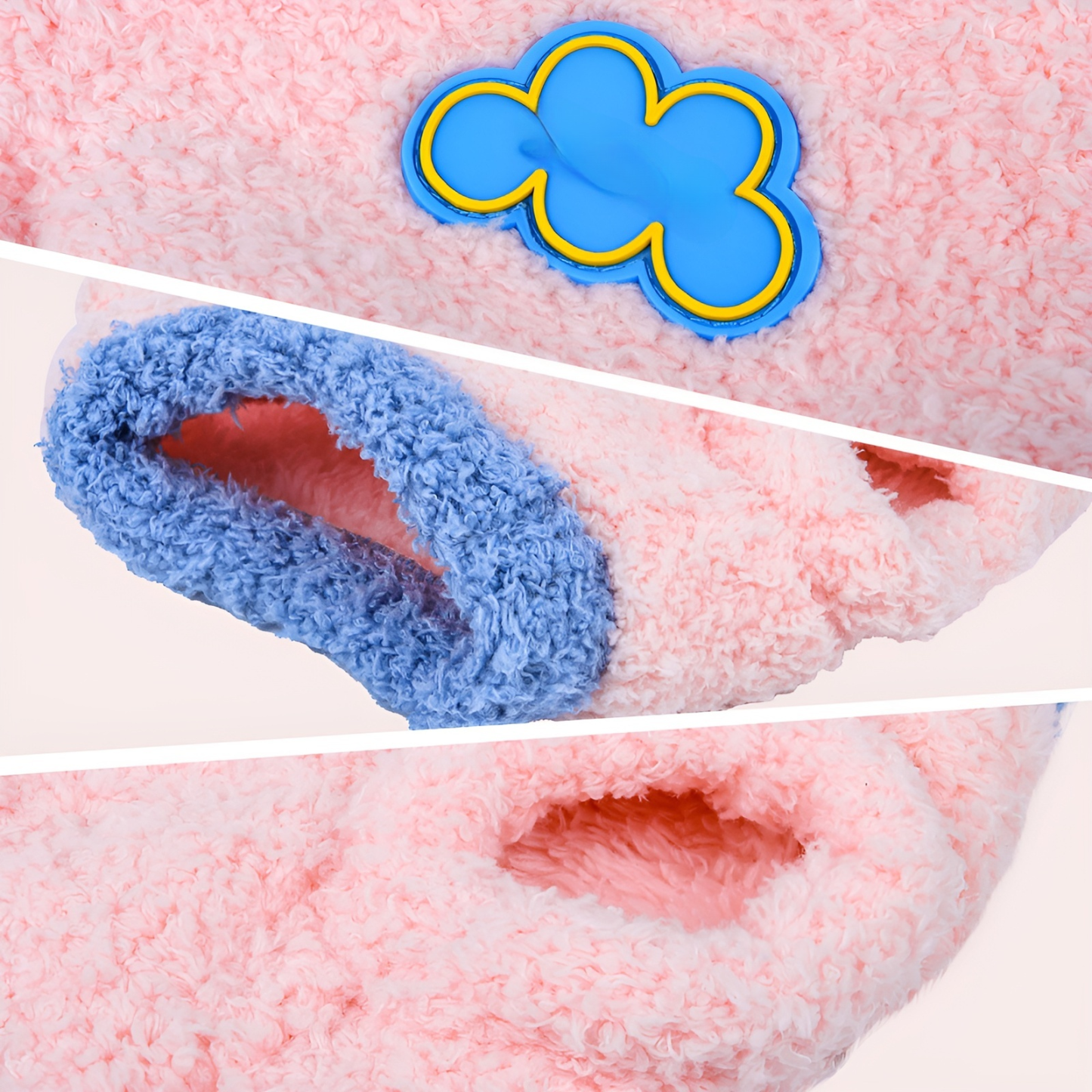 Pullover-Haustierweste aus Wolkenflausch mit Futter