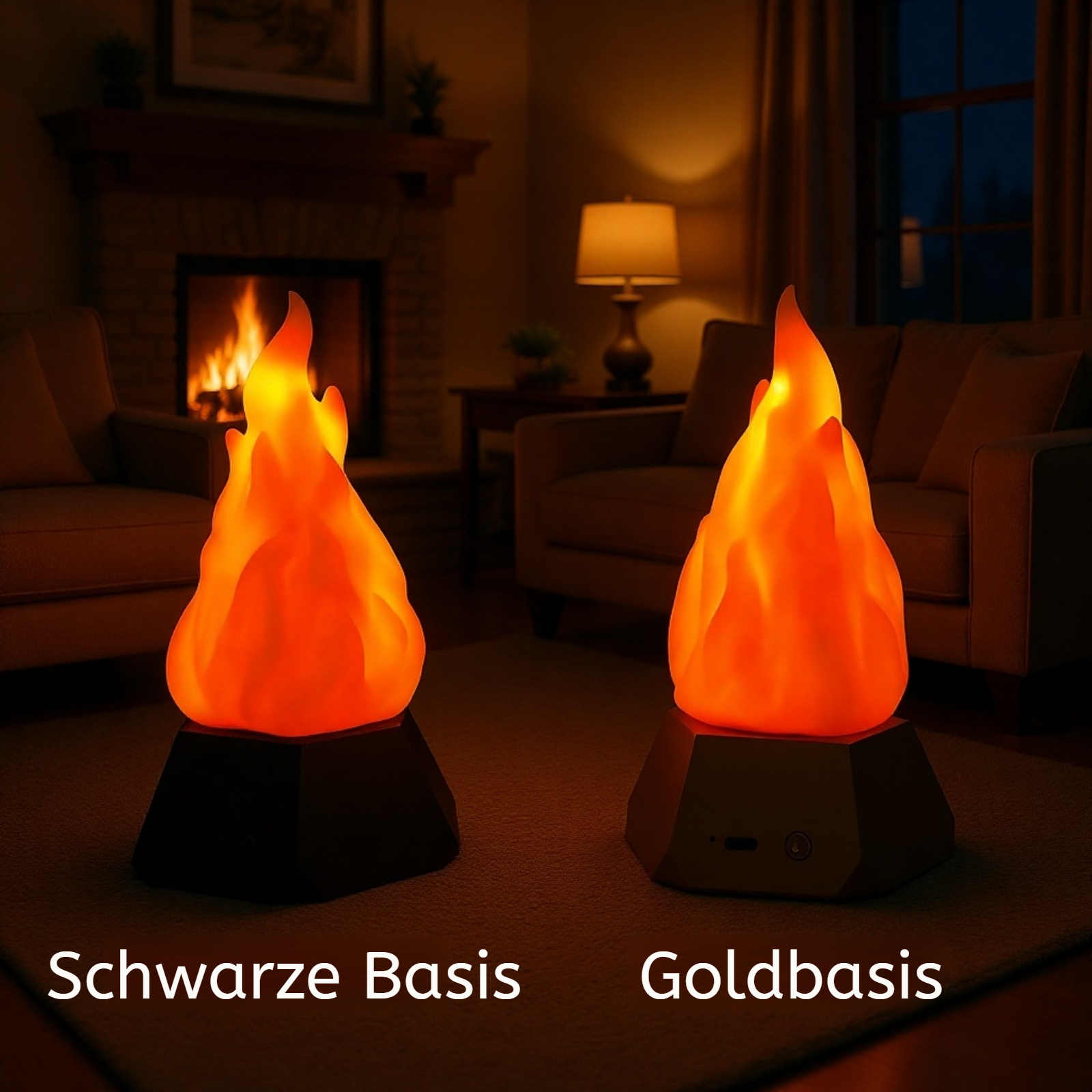 Umweltfreundliche LED-Kerze mit USB-Ladekabel